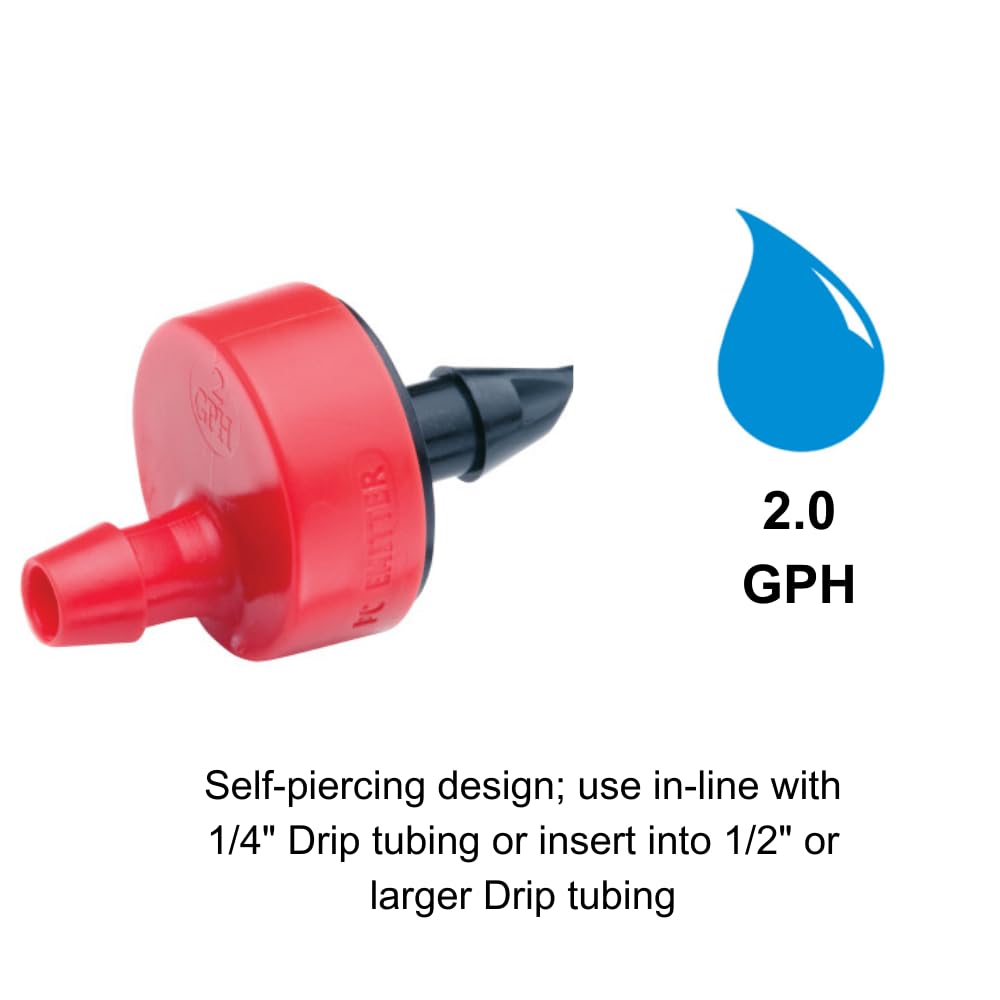 SW20-30PS Drip Emitter, 1/4", 30-Pack