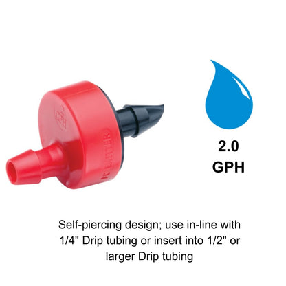 SW20-30PS Drip Emitter, 1/4", 30-Pack