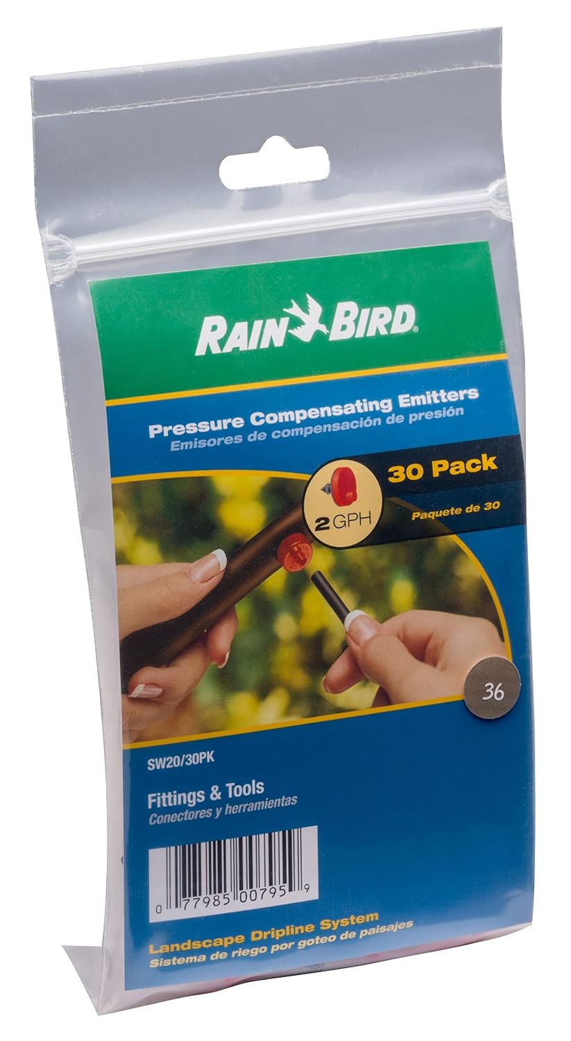 SW20-30PS Drip Emitter, 1/4", 30-Pack