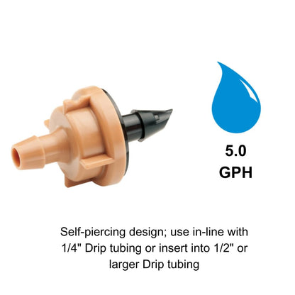 SW20-30PS Drip Emitter, 1/4", 30-Pack