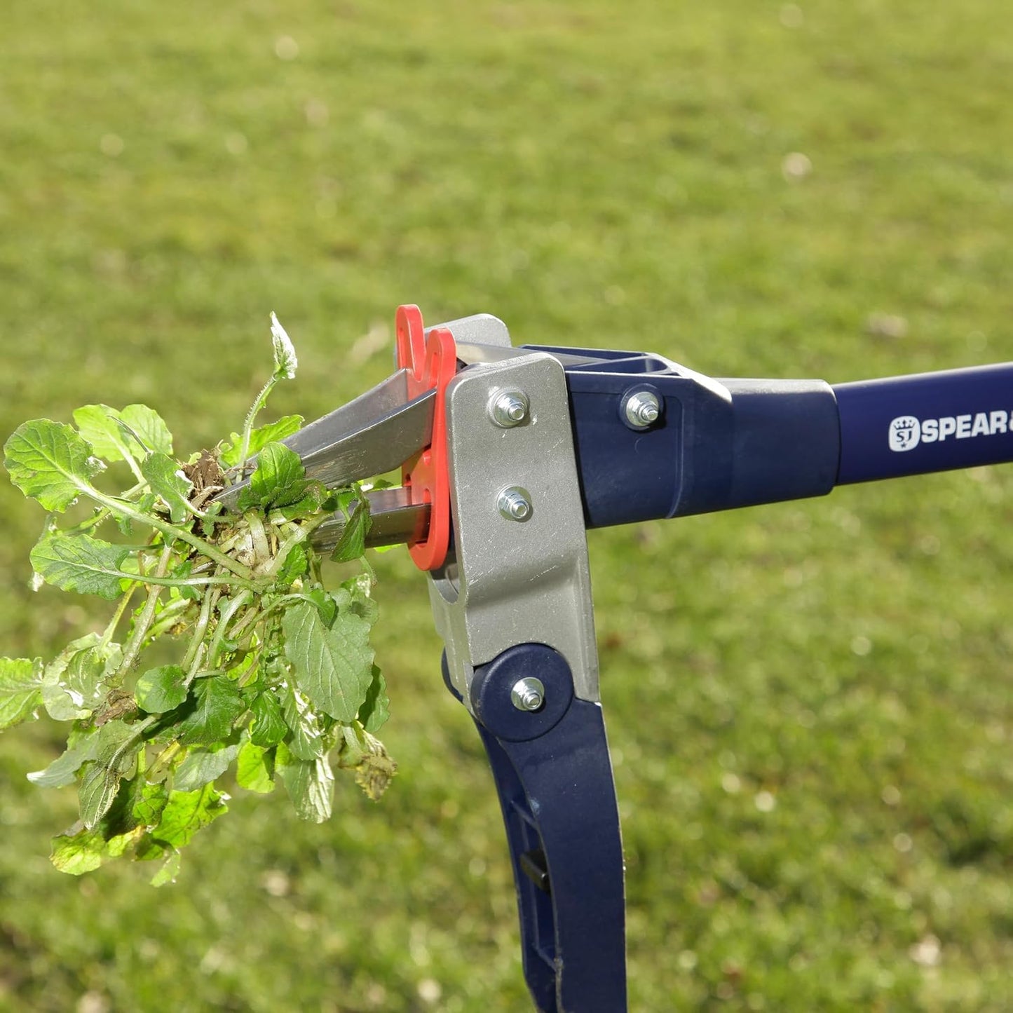 Weed Puller, Stand-Up Mechanical Garden Tool with Stainless Steel Claws and Long Nylon Fiberglass Handle