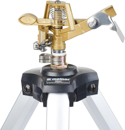 65162AMZ Metal Pulsating Sprinkler with QuickConnect Set, Amazon Bundle, XT Tripod