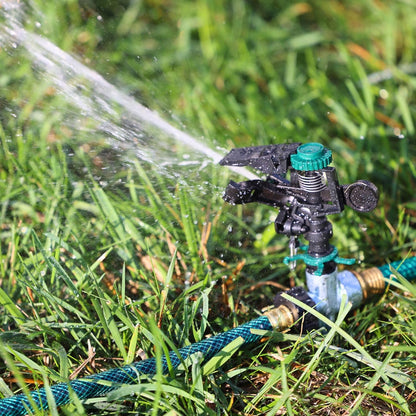 65162AMZ Metal Pulsating Sprinkler with QuickConnect Set, Amazon Bundle, XT Tripod