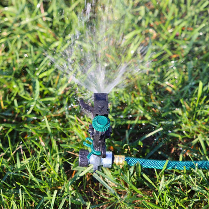65162AMZ Metal Pulsating Sprinkler with QuickConnect Set, Amazon Bundle, XT Tripod
