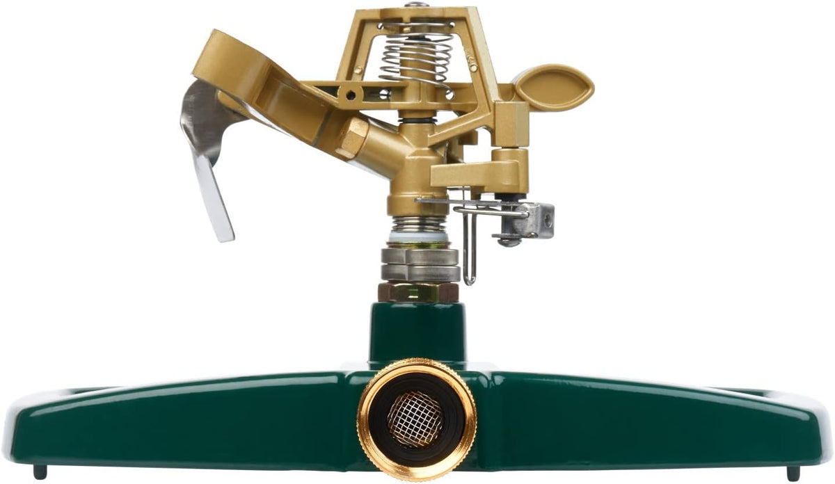 65162AMZ Metal Pulsating Sprinkler with QuickConnect Set, Amazon Bundle, XT Tripod