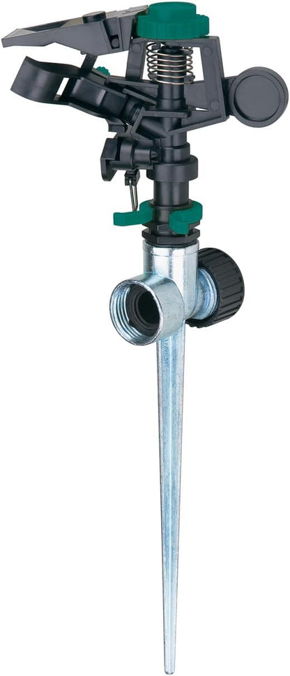 65162AMZ Metal Pulsating Sprinkler with QuickConnect Set, Amazon Bundle, XT Tripod