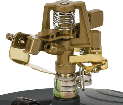 65162AMZ Metal Pulsating Sprinkler with QuickConnect Set, Amazon Bundle, XT Tripod