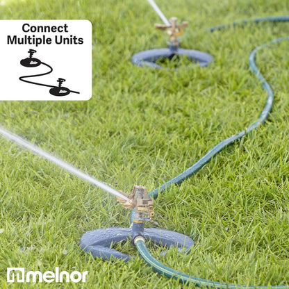 65162AMZ Metal Pulsating Sprinkler with QuickConnect Set, Amazon Bundle, XT Tripod
