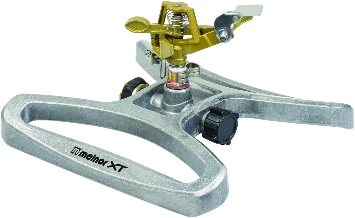 65162AMZ Metal Pulsating Sprinkler with QuickConnect Set, Amazon Bundle, XT Tripod