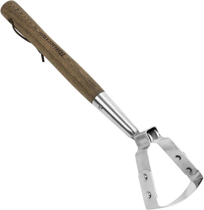 Scuffle Hoe, 16.8'' Stirrup Hoe for Weeding in Raised Bed