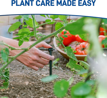 91944 Tomato Garden Drip Irrigation System - Complete 10-Plant Watering Kit with Push-Connect Fittings, Water-Saving Design for Vegetables & Garden Boxes
