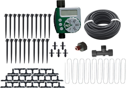 91944 Tomato Garden Drip Irrigation System - Complete 10-Plant Watering Kit with Push-Connect Fittings, Water-Saving Design for Vegetables & Garden Boxes