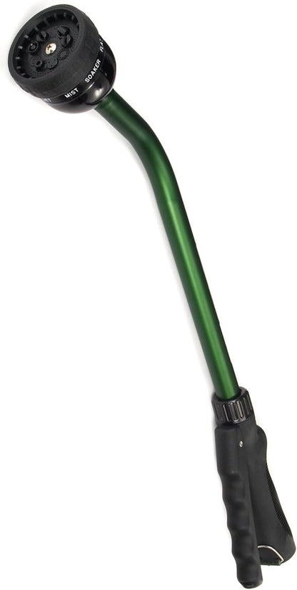 Kaleidoscope Rain Wand – 16” Touch-N-Flow with Trigger Shut-Off Valve & Lock, Gentle Shower Watering Wand for Plants, Hanging Baskets & Garden Beds – Berry