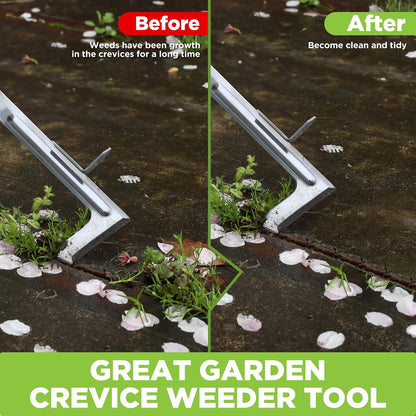 Crack Weeder, 12" Stainless Steel Crevice Weeding Tool