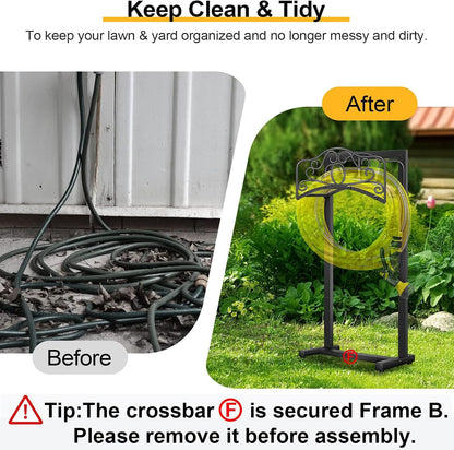 Hose Holder,100ft Capacity Garden Hose holder,Butterfly Style