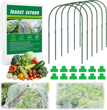 10 X 33 FT Breathable Garden Mesh Netting Pest Barrier for Raised Beds