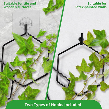 86.5" x 19.7" Metal Garden Trellis for Climbing Plants, White