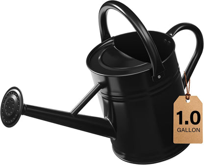 1 Gallon Watering Can for Outdoor&Indoor Plants，Yellow