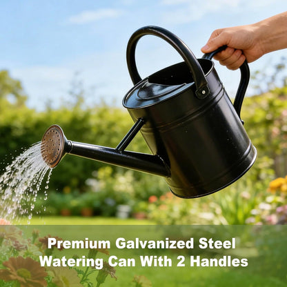 1 Gallon Watering Can for Outdoor&Indoor Plants，Yellow