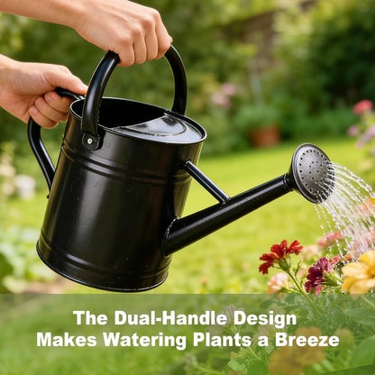 1 Gallon Watering Can for Outdoor&Indoor Plants，Yellow
