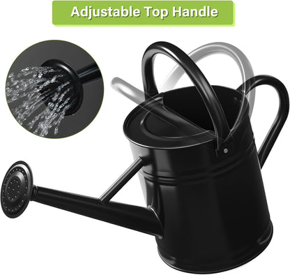 1 Gallon Watering Can for Outdoor&Indoor Plants，Yellow