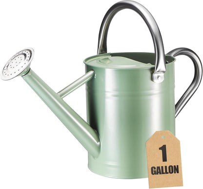 1 Gallon Watering Can for Outdoor&Indoor Plants，Yellow