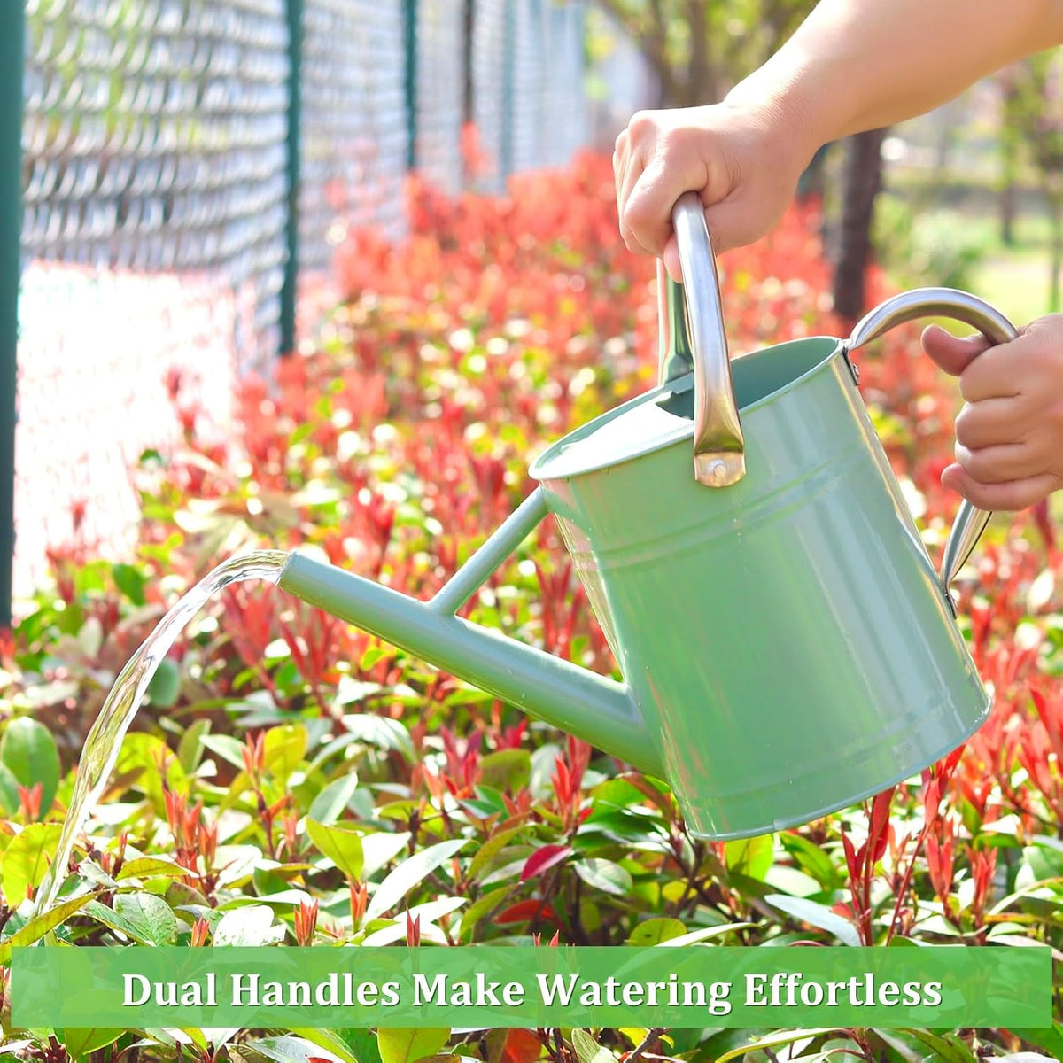 1 Gallon Watering Can for Outdoor&Indoor Plants，Yellow