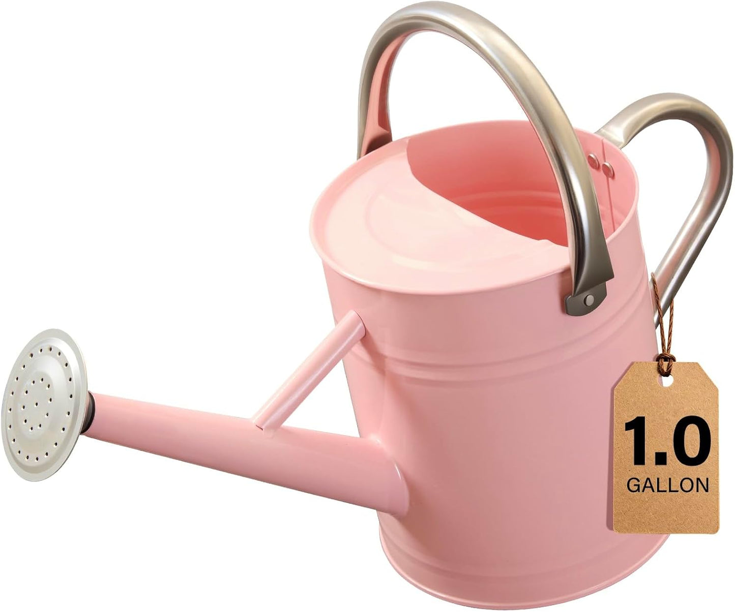 1 Gallon Watering Can for Outdoor&Indoor Plants，Yellow