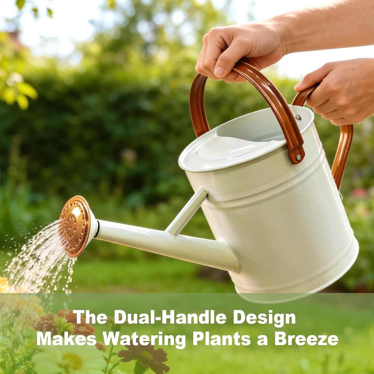 1 Gallon Watering Can for Outdoor&Indoor Plants，Yellow