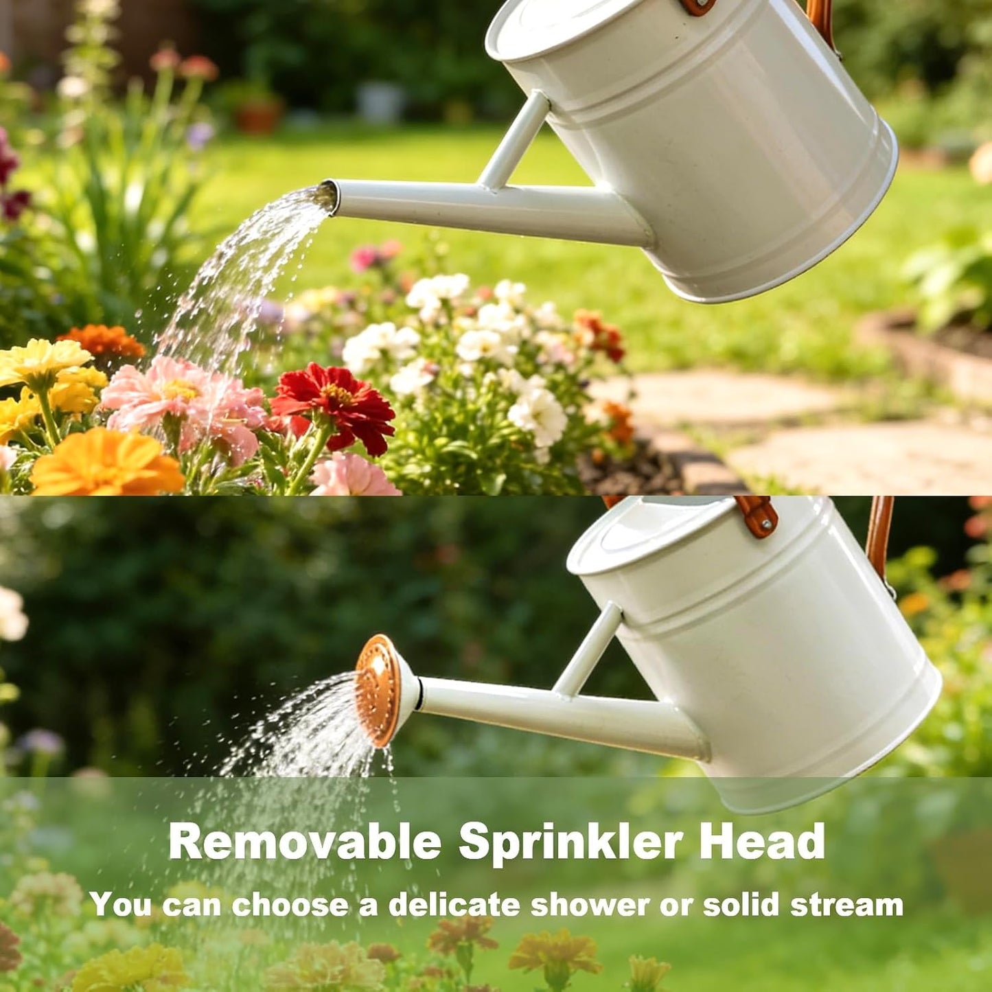 1 Gallon Watering Can for Outdoor&Indoor Plants，Yellow