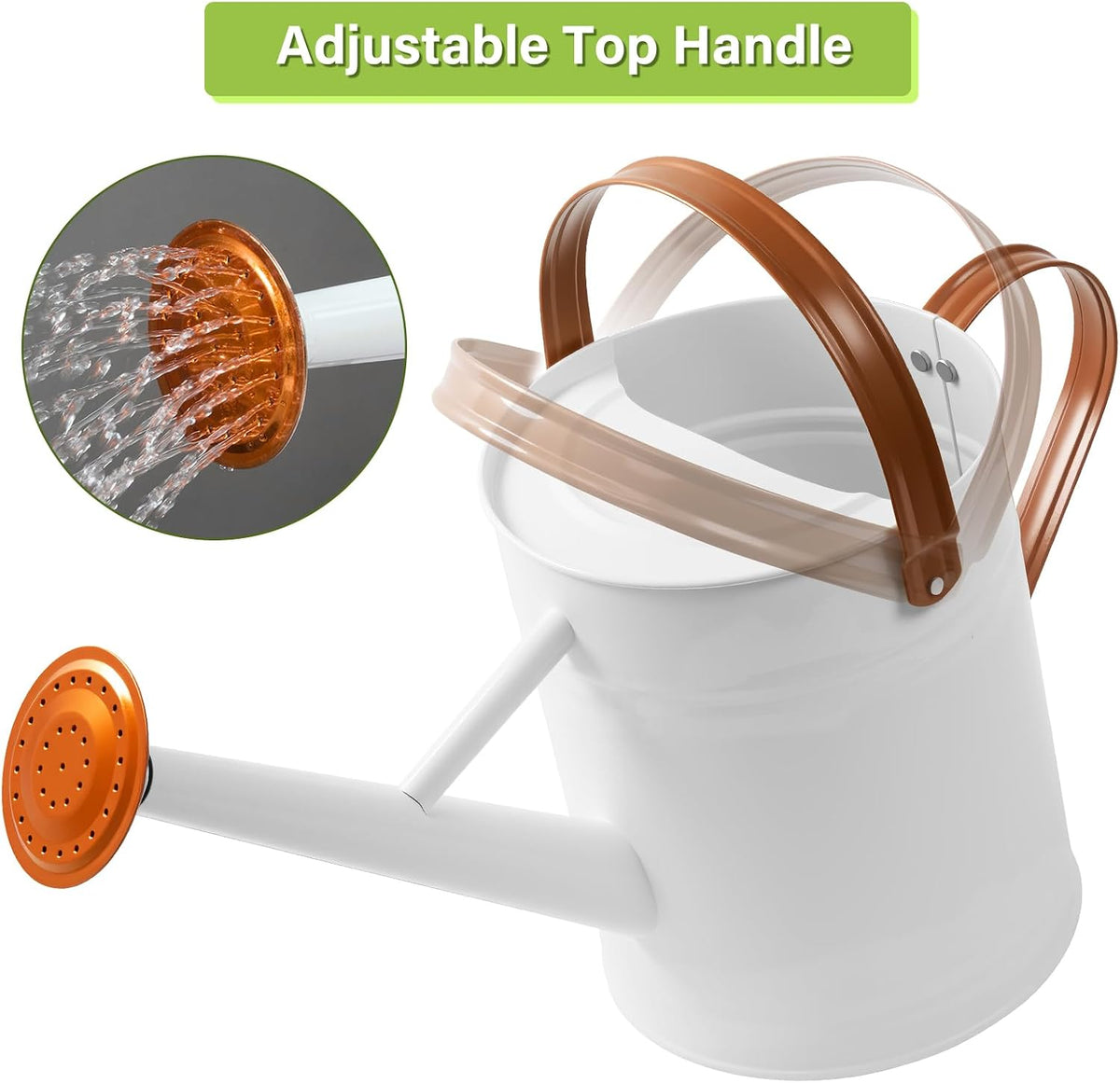1 Gallon Watering Can for Outdoor&Indoor Plants，Yellow