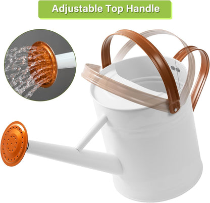 1 Gallon Watering Can for Outdoor&Indoor Plants，Yellow