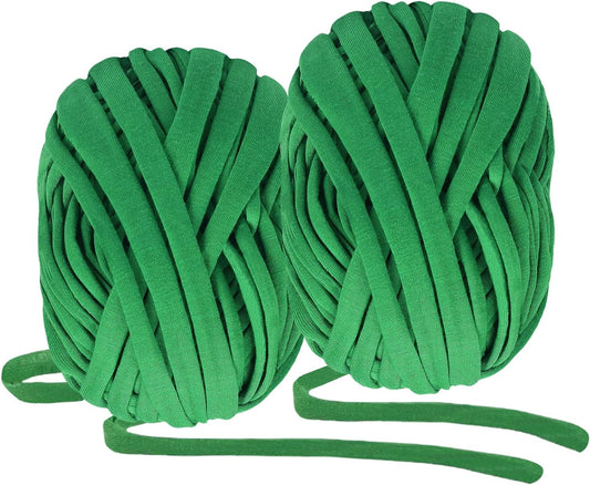 2 Packs Garden Twine, Soft Plants Ties, Green Garden String for Climbing Plants, Vines Plant, Tomatoes, Flowers, Roses Plant Support (98FT/Roll, Total 196FT)
