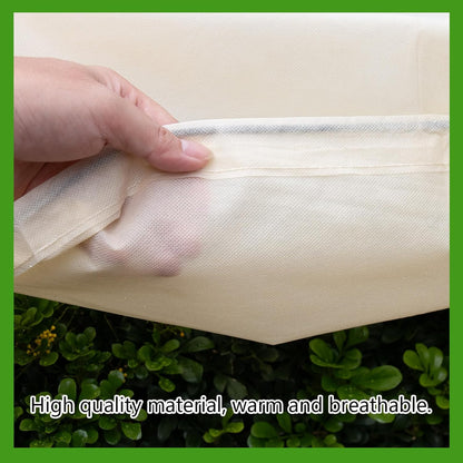 Plant Cover Freeze Protection, Winter Plant Covers, Plant Frost Cover, Tree Plant Freeze Protection Covers, Planter Plant Winter Frost Blanket with Zip Drawstring,2 Pack (59x17.7x15.7INCH)