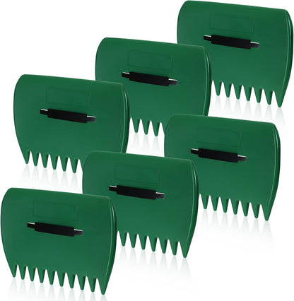 6 Pcs Leaf Scoops Hand Rakes, Large Leaf Scoops and Claws Lightweight Plastic Leaves Grabbers for Picking up Leaves, Clippings, Grass, Collect Garden Rake Scooper