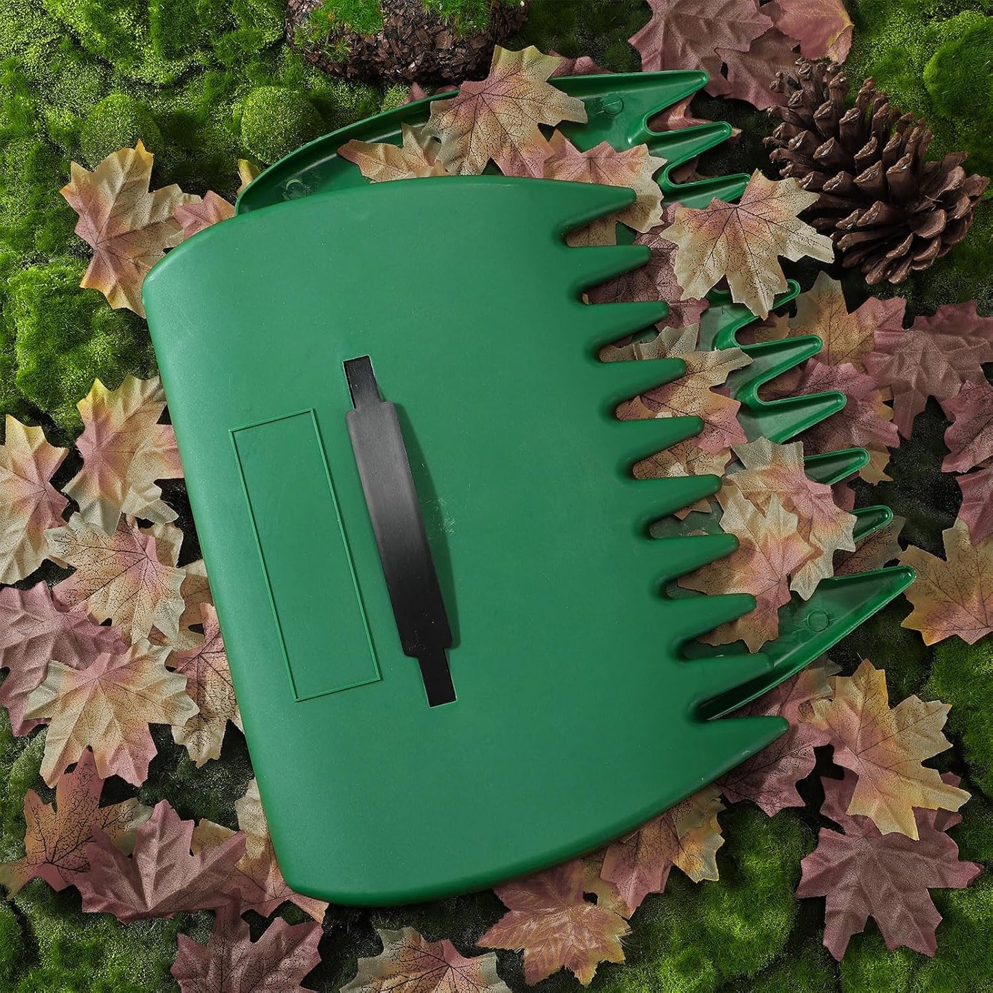 6 Pcs Leaf Scoops Hand Rakes, Large Leaf Scoops and Claws Lightweight Plastic Leaves Grabbers for Picking up Leaves, Clippings, Grass, Collect Garden Rake Scooper