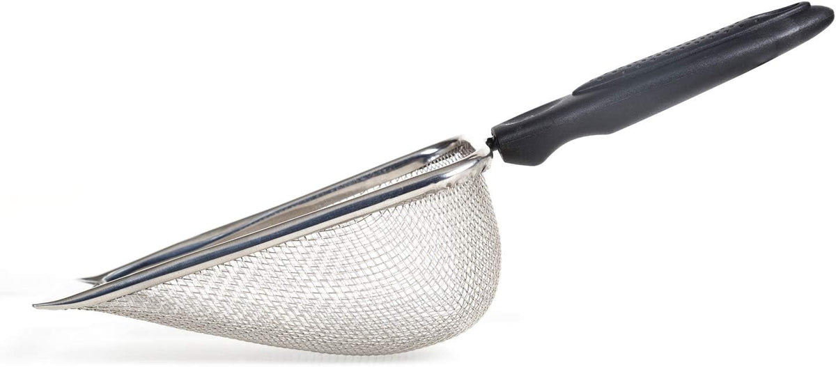 Reptile Sand Stainless Steel Fine Mesh Reptile Substrate Metal Sand Shovel Terrarium Substrate Long-Lasting Litter Cleaner Corner Scoop