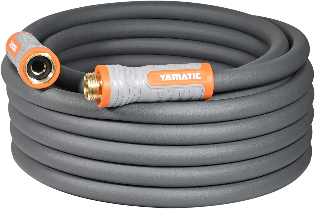 Flexible Garden Hose 5/8" x 5ft, 360° Swivel Handle, Burst 600 PSI