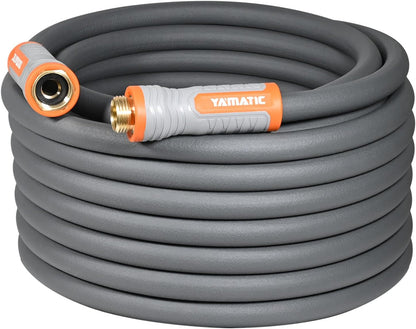 Flexible Garden Hose 5/8" x 5ft, 360° Swivel Handle, Burst 600 PSI