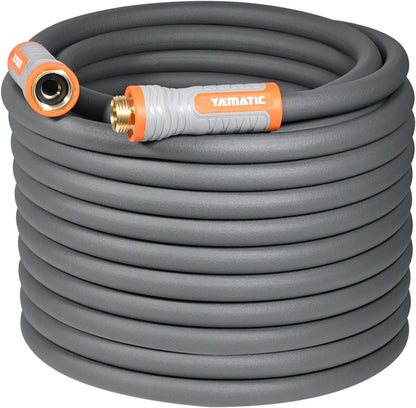 Flexible Garden Hose 5/8" x 5ft, 360° Swivel Handle, Burst 600 PSI