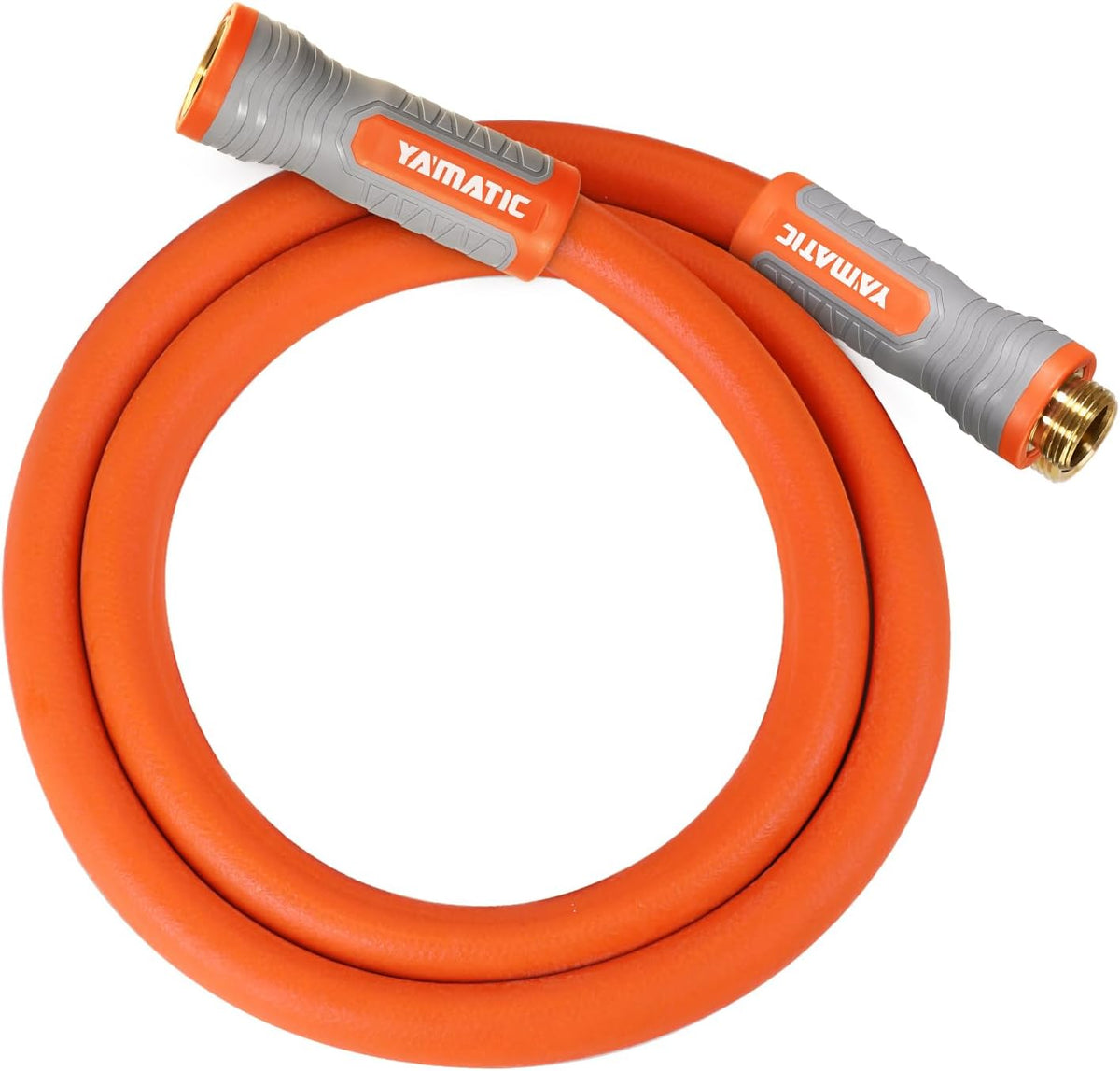 Flexible Garden Hose 5/8" x 5ft, 360° Swivel Handle, Burst 600 PSI