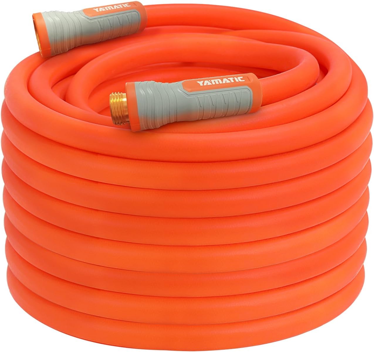 Flexible Garden Hose 5/8" x 5ft, 360° Swivel Handle, Burst 600 PSI