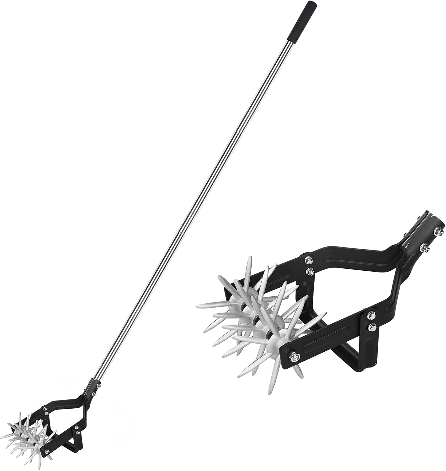 2‑in‑1 Rotary Cultivator for Tilling and Weeding