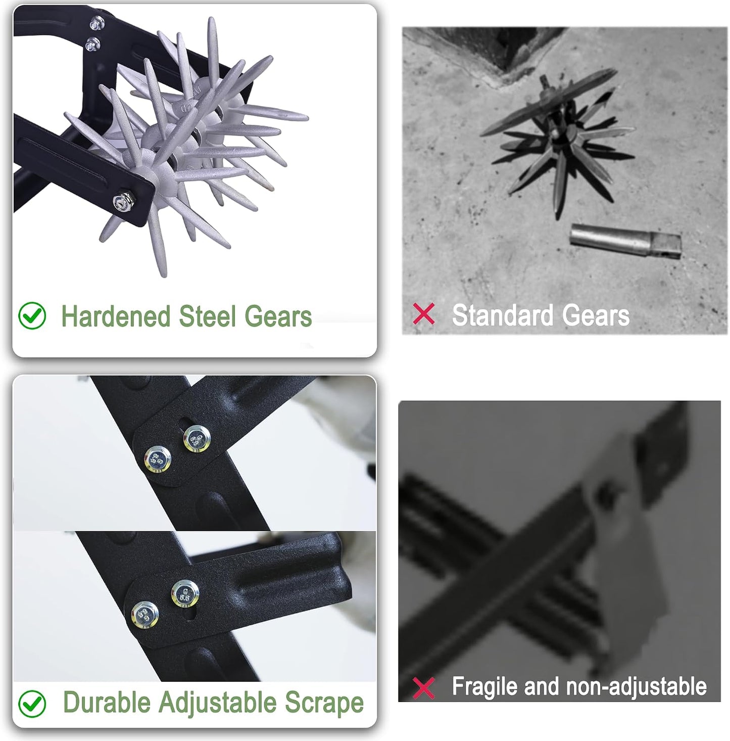 2‑in‑1 Rotary Cultivator for Tilling and Weeding