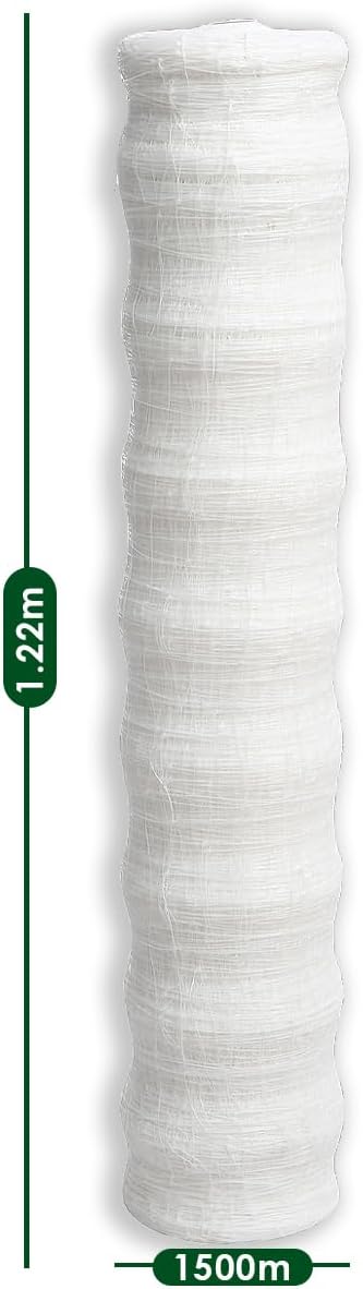 Trellis Netting, Netting, Scrog Net, Trellis Net, 5ft x 4920ft Roll, for Climbing Plants, Cut Flower Support, Garden, Grow Pea, Bean, Grape Vine, Mesh, Heavy Duty, 6x6 Inch Squares