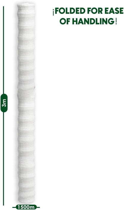 Trellis Netting, Netting, Scrog Net, Trellis Net, 5ft x 4920ft Roll, for Climbing Plants, Cut Flower Support, Garden, Grow Pea, Bean, Grape Vine, Mesh, Heavy Duty, 6x6 Inch Squares