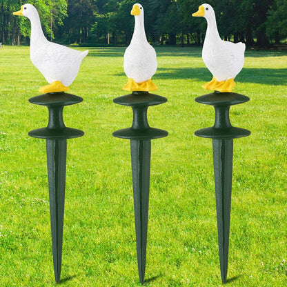 3 Pcs Colorful Butterfly Garden Hose Guide Stakes, Heavy Duty Decorative Antique Black Cast Iron Metal Hose Guides, Plant Protector for Lawn Yard Flower Bed