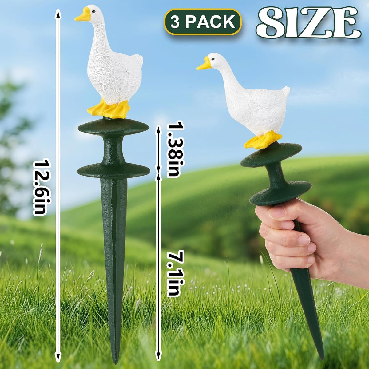 3 Pcs Colorful Butterfly Garden Hose Guide Stakes, Heavy Duty Decorative Antique Black Cast Iron Metal Hose Guides, Plant Protector for Lawn Yard Flower Bed