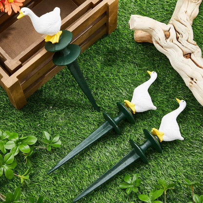 3 Pcs Colorful Butterfly Garden Hose Guide Stakes, Heavy Duty Decorative Antique Black Cast Iron Metal Hose Guides, Plant Protector for Lawn Yard Flower Bed