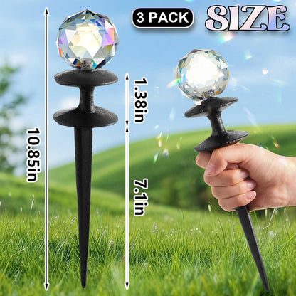 3 Pcs Colorful Butterfly Garden Hose Guide Stakes, Heavy Duty Decorative Antique Black Cast Iron Metal Hose Guides, Plant Protector for Lawn Yard Flower Bed